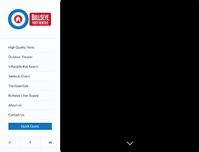 Tablet Screenshot of bullseyeparty.com